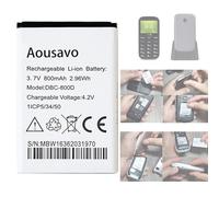 Aousavo DBC-800D DBP-800D DBP-800B Batterie de Rechange, Compatible avec Doro 5030, Doro 6520,6050, 6526, 6030, 6620, 5516, 6530, 6531, 510, 515, 503X, 1350, 1360,1361,2414