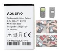 Aousavo DBP-800B DBC-800D Batterie de Rechange Compatible avec Doro 1350,Doro 1360,Doro 1361,Doro 2414,Doro 2424,Doro 5030,Doro 6520,Doro 6050,Doro 6526,Doro 6030,Doro 6620,Doro 5516,Doro 6530