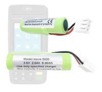 Aousavo F26402298 Batterie de rechange compatible avec Ingenico Move 5000 2500 POS Payment terminal Batterie de rechange