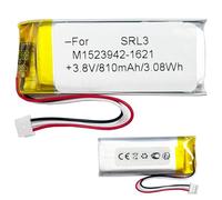 Aousavo SRL3 Batterie de rechange compatible avec Sena SRL3 SRL2 Système de communication Bluetooth pour moto SP144