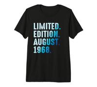 Août 1968 Anniversaire Année 1968 Édition limitée T-Shirt Haut de Gamme