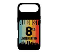 Août 8 Édition Limitée Retro Vintage Anniversaire Coque pour iPhone Air