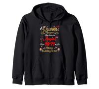 Août Anniversaire Reine Depuis août 1971 Août Fille Sweat à Capuche