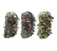 Aoutacc Bonnet de camouflage, Balaclava, Masque 3D à couverture complète, Couvre-chef, Dindon, Realtree, Camouflage, Couvre-chef, Chasse, Tir, Cyclisme, Bonnet de tempête confortable et doux tactique