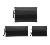 AOUTACC Lot de 3 pochettes tactiques à fermeture éclair avec panneau auto-agrippant, sac de rangement compact pour outils d'administration, accessoires de rangement, sac à bonbons pour gilet tactique
