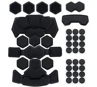 AOUTACC Rembourrage de casque tactique d'airsoft, kit de rechange en mousse à mémoire de forme, coussin de protection pour casque Fast MT MICH IBH AF ACH (quatrième génération, BK)