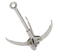 Aoutecen Crochet à grappin Stable Pliant Escalade Crochet d'escalade de Griffe de Survie Pliable Forte 4 Griffes pour l'activité d'alpinisme en Plein air