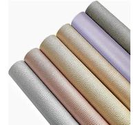 AOUXSEEM Feuilles de cuir synthétique brillant pour la fabrication de boucles d'oreilles, nœuds, ornements, couleur unie métallique, dos en coton PU, 1 mm d'épaisseur, Format A4/21 cm x 30 cm
