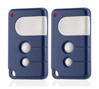 AOUZOVLI 2 Pièces Télécommande Garage TéLécommande Portail Universelle Telecommande Copieuse Compatible avec Chamberlain LiftMaster 84335EML 84333E 94333E ML500 ML700 4335EML TX4RUNI TX2REV 433,92MHz