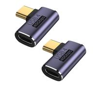 AOUZOVLI 2pcs USB C 90 Degré Coudé CâBle USB C Adaptateur Lightning USB C Thunderbolt 4 Adaptateur Lightning vers USB C Cable USB C Coudé Adaptateur vers USB C Lightning