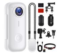 Aovanta Mini caméra d'action 1080p avec carte SD de 32 Go, caméra portable de la taille du pouce, support magnétique pour enregistrement POV