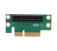 AOVEEW PCI Express 4X Riser Card Professionnel Adaptateur à 90 degrés Carte PCIe 4X Carte d'extension pour 1U 2U Small Computer and Server Case