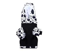 Aoveew Pet Halloween Sweats à Capuche, Sweat Halloween Dog Halloween Pattern Skull, Sweats à Capuche Confortable pour Chiots pour l'automne et l'hiver, des vêtements d'hiver