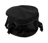Aoveew Sac rond isotherme en tissu Oxford réutilisable pour pique-nique et plus encore (Noir)