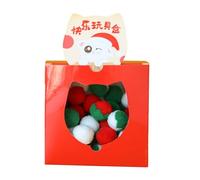 Aoveew Sient Plux Cat Ball Toy 80pcs Boules de Jouets interactifs colorés pour Chatons Chat