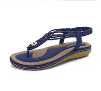 AOVIN Sandales for Pieds De Fasciite Plantaire for Femmes, Sandales Orthopediques Femmes, Sandales De Marche Confortables (Color : Blue, Size : 39 EU)