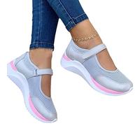 AOVIN Sandales orthopédiques Mocassins pour Femme, Confortables, à Plateforme, Sans Lacets, Plats, Nautiques, Décontractés, Chaussons Basses Sandales orthopédiques (Couleur : Pink, Taille : 40 EU)