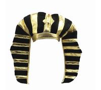 AOVNA Coiffe de pharaon égyptien pour homme - Accessoire de costume égyptien pour cosplay, fête d'Halloween
