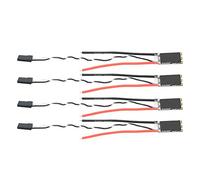 AOWINHIT 20AS ESC BLHeli S Programmateur principal à main de travail fin, 4 pièces ESC sans balais compatible avec LittleBee 20A pour fans de course FPV (Noir)