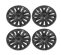 AOWINHIT 4 Pack 18 dans des Bouchons de Moyeu de Roue de Style Turbine, des Couvertures de Protection Complètes pour Le Type 3, 2023 UP - Good Hubcap Remplassements et Protecteurs (Gris)