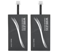 AOWINHIT Adaptateur de Chargeur sans Fil Universel de Type C Récepteur de Charge D'autocollant de Téléphone Portable Léger pour Un Transport Facile Convient pour 2PCS