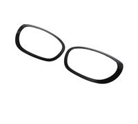 AOWINHIT Anneau de Garniture de Phare Noir, Lunette de Remplacement élégante pour F60 2017 - 2021, 1 Paire, Durable et Résistant aux Intempéries