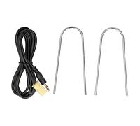 AOWINHIT Câble D'entrée AUX 3,5 Mm Adaptateur D'entrée AUX Câble Audio AUX Jack AUX Plug and Play Connexion de Musique Stéréo avec Connecteur Mini ISO 6 Broches pour Grande Punto 500