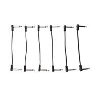 AOWINHIT Câble Pédale D'effet de Guitare 6 Pouces de Cuivre 1/4 Pouce Câble de Patch pour les Instruments de Musique, de Guitare Instrument de Patch, Amplificateur