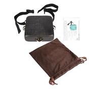 AOWINHIT Cajon Tambour Tambour à Main Instrument de Percussion Portable Multifonctionnel Accompagnement Cloches Tambour Qualité Sonore Professionnelle pour Performance en Plein Air Fête (Noire)