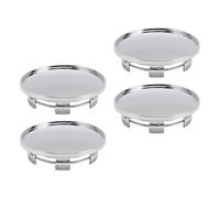 AOWINHIT Capuchons Centraux de Roue ABS 69 Mm, Couvercle de Moyeu à Clipser, Ensemble de 4 Pièces pour la Protection du Moyeu de Roue de Voiture et la Mise à Niveau Esthétique (Galvanoplastie)