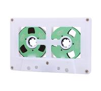 AOWINHIT Cassette Double Face de 50 Minutes, Enregistrement de Musique, Construction de qualité pour Musiciens, ABS et Métal plaqué, 1 unité