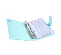 AOWINHIT Classeur pour Carnet A6 avec Pochette pour Cartes, Organiseur à | Poche pour cartes de visite, matériau PU léger et durable, adapté aux voyages