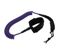 AOWINHIT Corde de Pied de Surf Réglable en TPU élastique pour Planche de Surf en Toute sécurité - Longueur - Sangle de Cheville Confortable - Design Léger (Violette)