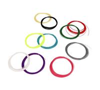 AOWINHIT Cordes de Raquette de Badminton, 10 Pièces, Haute élasticité, Ligne de Remplacement pour L'entraînement Professionnel, Matériau en Nanofibres, 28lb