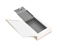 AOWINHIT Diversion Book Safe Boîte de Rangement de Simulation Robuste avec clé pour les Voyages à Domicile, Coffre-fort en Papier de Fer dissimulé 8,7 X 5,9 X 1,7 Pouces pour une Utilisation en