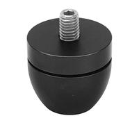 AOWINHIT Ensemble de Pieds de Support D'isolation de Haut-Parleur, Coussinets D'absorption des Chocs en Alliage D'aluminium pour Une Dynamique Sonore Améliorée, 4 Unités (Noir)