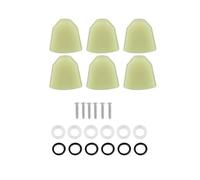 AOWINHIT Guitare Tuning PEG Button Set Sturdy Acrylique Machine Heads for Acoustic and Electric Guitars (Green de jade)