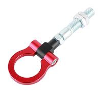 AOWINHIT Horme de Remorquage de Course à Bague Pliante Rouge Robuste pour Accessoire de Remorque Avant 2017 à 2017 (Rouge)