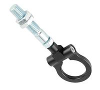AOWINHIT Horme de Remorquage de Course à Bague Pliante Rouge Robuste pour Accessoire de Remorque Avant 2017 à 2017 (Noir)