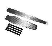 AOWINHIT Jeu de Garde-Boue de Vélo Universel pour VTT, Garde-Boue en Résine Durable pour la Protection Avant et Arrière, Installation Facile, 1 Paire (Modèle de Grille)