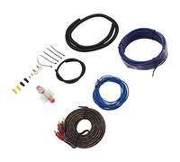 AOWINHIT Kit de Câbles Audio de Voiture, Ensemble Complet avec Conduits Haute densité pour Installation de Caisson de Basses, Utilisation Flexible, 6 Articles