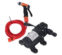 AOWINHIT Kit de Nettoyeur Haute Pression électrique 12V, Pompe Portable Haute Pression pour Le Nettoyage de Voiture, Usage Extérieur, Métal ABS Durable