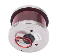 AOWINHIT Le Bateau de LED Allume la Lumière de Navigation D'acier Inoxydable de Haute visibilité pour L'usage Extérieur D'aventure de Camping (Rouge)
