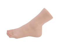 AOWINHIT Modèle de Pied en Silicone de Positionnement D'articulation Flexible Réaliste pour les Formations de Nail Art et de beauté, Affichage du Pied de Mannequin au Toucher Doux pour les (Silicone)