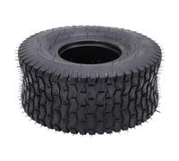 AOWINHIT Pneu en Caoutchouc 15x6.00-6, Contrôle amélioré, Excellente Traction, Pneu Robuste à 4 Plis, Tondeuse à Gazon, Chariot de Tracteur de Jardin