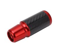AOWINHIT Pommeau de Levier de Changement de Vitesse Manuel, Fibre de Carbone, Tête de Levier de Vitesse de Transmission 5 à 6 Vitesses pour la Plupart des Véhicules Manuels, Design Durable et