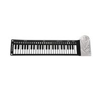 AOWINHIT Portable 49 Touches Clavier électronique Rolling Up Piano For Kids Beginners Pink (Argent)