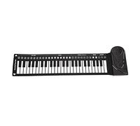 AOWINHIT Portable 49 Touches Clavier électronique Rolling Up Piano For Kids Beginners Pink (Noir)