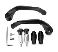 AOWINHIT Protection de Guidon en Alliage D'aluminium anodisé pour Freins et Embrayages de Moto, Compatible avec Les Guidons de 22 Mm (), Construction Robuste. (Noir)