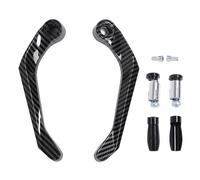 AOWINHIT Protège-mains de Moto en Alliage D'aluminium usiné CNC, Protecteur de Levier D'embrayage de Frein, Déflecteur de Vent, Protège-mains pour la Protection de Conduite de Moto, (Noire)